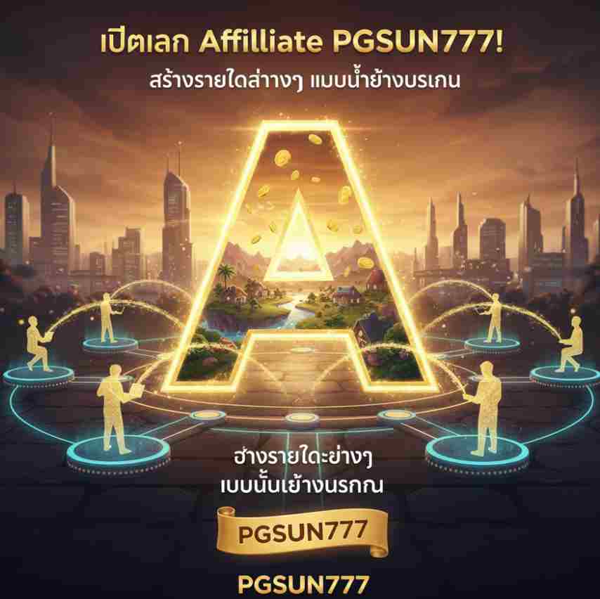 เปิดโลก Affiliate PGSUN777
