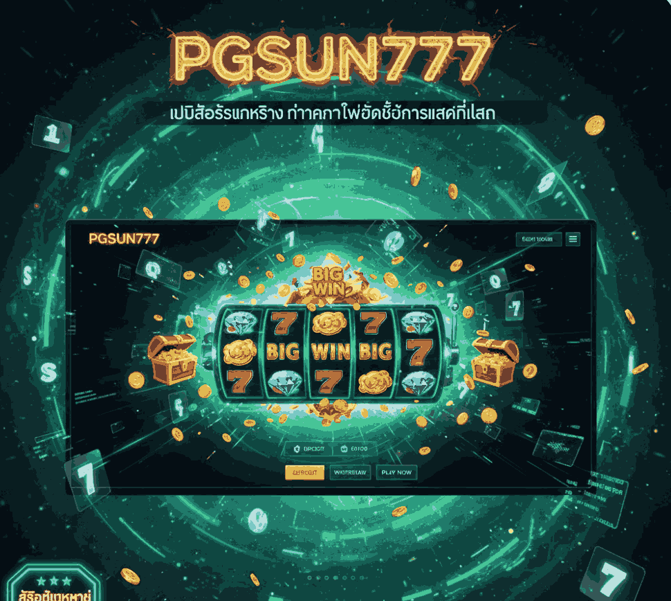 PGSUN777 เว็บสล็อตแตกจริง